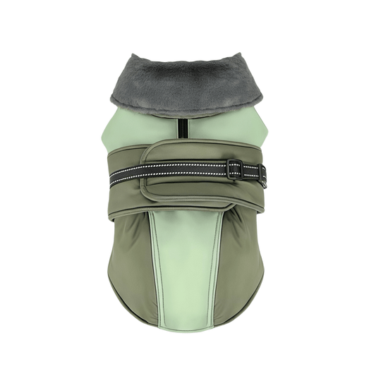 Warm Thicken Windproof Jacket with Harness Hole