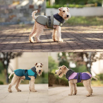 Warm Thicken Windproof Jacket with Harness Hole