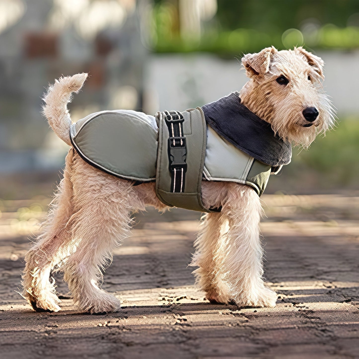 Warm Thicken Windproof Jacket with Harness Hole