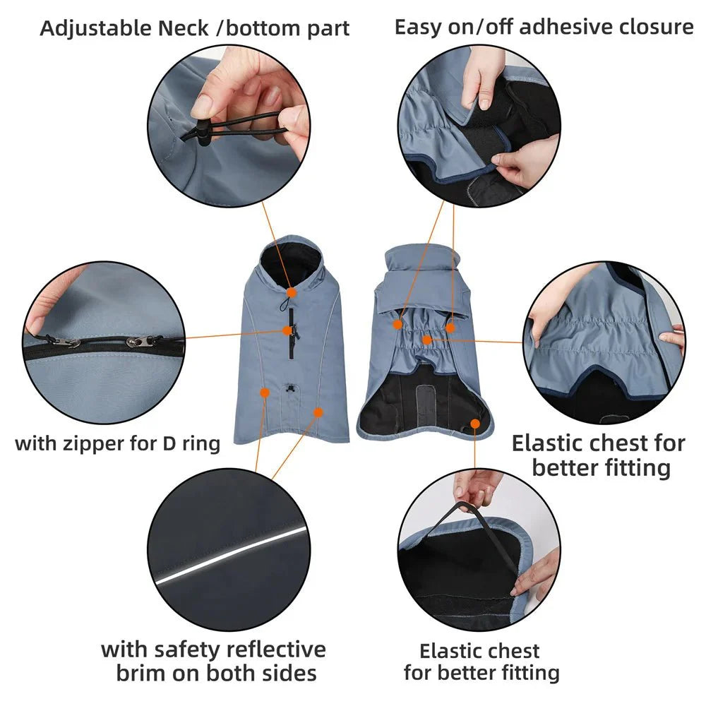 Waterproof Fleece Lining Soft Coat