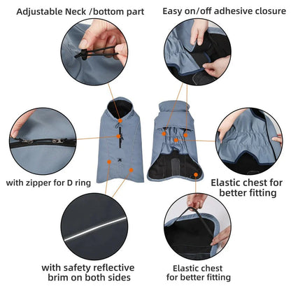 Waterproof Fleece Lining Soft Coat