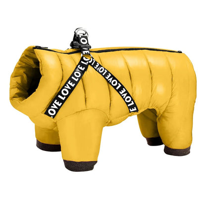 Super Warm Waterproof Coat With Harness