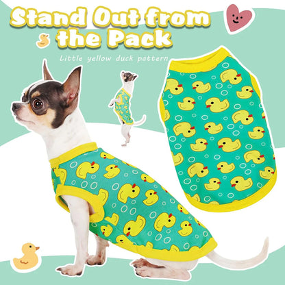 Yellow Duck Dog Vest