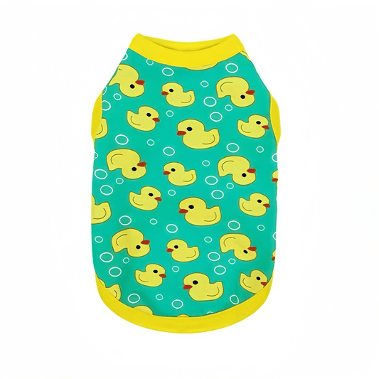 Yellow Duck Dog Vest